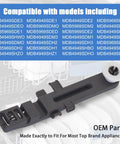 Dishwasher Upper Dishrack Adjuster And Wheel Assembly WPW10571738 4 Pack Replacement For Whirlpool Maytag KitchenAid on rack