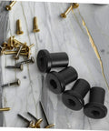 4 Pack Heavy Duty Carbon Steel Barn Door Track Clamps That Are Easy To Install Sliding Track Spacers For Replacement Mounting