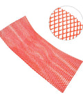 PVC Mesh Diving Tank Sleeve Anti Scratch Protective Cover For 12L Cylinders Adjustable Fit Up To 18cm Diameter Orange Mesh Detail