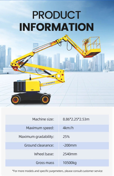 Slick Towable Articulated Boom Lift For Killer Outreach And Heavy Duty Aerial Work Platform Built Tough For Cramped Indoor Spaces And Quick Building Maintenance Projects