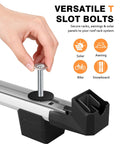 Stainless Square T Track Bolts For Roof Rack Cross Bars And Accessories Beefy T Slot Bolt Adapter To Secure Bike Ski Kayak Racks