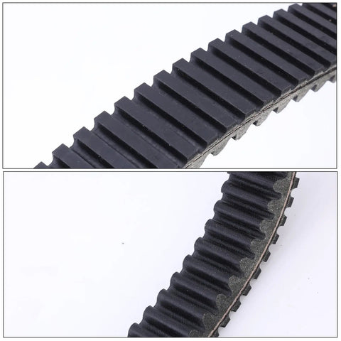 Heavy Duty CVT Drive Belt Replacement for CFMoto UForce U10 And U10XL Pro Models 2025 To 2026 ATV close-up view showcasing rugged grooves.
