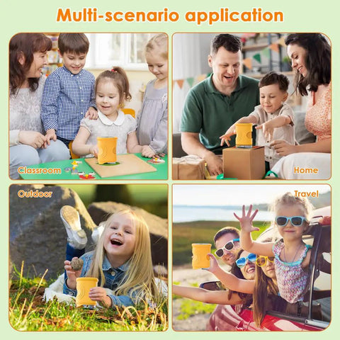 2.0 Inch Screen Kids Microscope With 1000X Digital Magnification, Super Portable Pocket Handheld Microscope For Kids, Kid Friendly Educational Science Toy Gift For Boys And Girls Ages 4 To 12, Great For Home School And Fun Experiments. Multi-scene use in classroom, home, outdoor and travel.