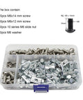 Top Shelf M6 Hardware Bundle Including Screws Slick Slide T Nuts And Flat Washers In Premium Stainless Steel for DIY builds.