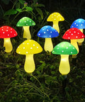Upgraded Dope Solar Mushroom Lights for Outdoors and Garden Decor with Eight Modes Waterproof and Portable Solar Powered Mood