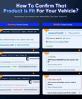 Guide on confirming vehicle fit for Timing Chain Kit For 2002 2009 Toyota Camry 2.0L 2.4L Engine Replacement With Gears And Seals