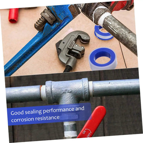 30 Pieces PTFE Thread Seal Tape DIY Leak Repair High Density Plumbing Fittings Faucets And Garden Hose Connections Safe And Non Flammable Long Lasting