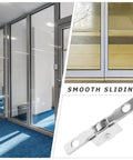 Pro Level 10 Pack Sliding Door Rollers With 10 mm Bore Bearing Kit For Window Track Guide Pulleys shown in modern interior setting.