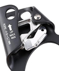 Right Hand Rope Ascender For 8 To 13mm Lines, Lightweight Aluminum Climbing Gear detail showing rope specifications
