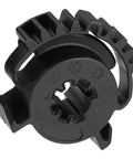 Top Shelf Hvac Blend Door Actuator Gear For Dodge Durango And Jeep Grand Cherokee, durable black plastic gear with sturdy connection.