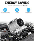 New Ac Air Compressor With Clutch Fits Buick Enclave Chevy Traverse Gmc Acadia Saturn Outlook 3.6L in car engine bay.