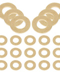 50 Pc Flat Brass Seal Washers M5x10mm Copper Round Gaskets For Bolt Mounting And Electrical Fasteners Durable Metal Sealing Rings For Car Build And Home Repair Stuff, brass washers