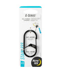 G-Series Dual Chamber Carabiner Size 3 One Pack Black Grab-And-Go Key Clip With Dual Gates For Easy Securing And Quick Access