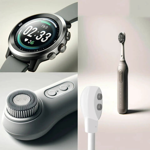 Magnetic Usb Dc Charger Cable 6Mm Oval Base, 2.7Ft Replacement Charging Cord for smartwatch, toothbrush, facial brush.