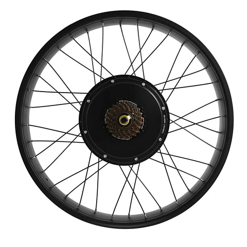26 Inch Rear Wheel Electric Bike Conversion Kit 48V 1500W High Torque Hub Motor With 3 Mode Controller PAS LCD Display Twist Throttle
