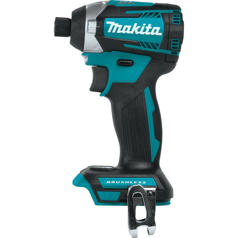 Side view of 18V LXT Brushless Cordless Impact Driver with Quick-Shift Mode, 3-Speed Settings, Auto Downshift, Tightening Mode for screws