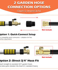 All In One Gutter Cleaning Kit With Telescopic Pole Reaching Up To 24 Feet Flexible Wand And Adjustable Flow Shut Off hose options