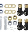 Beefy Left Right Tie Rod End Kit For Polaris Sportsman ATVs 335 400 450 500 570 600 700 800 Magnum Scrambler Trail Boss Xplorer Xpedition Xpress Direct Fit Replacement Steering Kit, steel ends and hardware