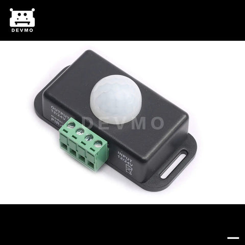 Infrared PIR Motion Sensor Switch For LED Lights, 12V-24V DC, 8A Auto On Off, Motion Detect Sensor With 1 To 10 Minute Off Delay