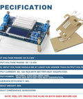 Dope Adjustable DC Buck Converter Power Supply From 5.3V To 32V Down To 1.2V To 32V With LCD Display, heat sink, and acrylic case