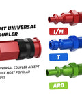 One Quarter Inch Air Compressor Fittings Kit With Universal Coupler, 14-Piece Must-Have Air Tool Accessory Set
