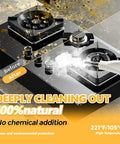 Grab And Go Handheld Steam Cleaner With 1000ml Water Tank For Extended Runtime, cleaning grease off stove.