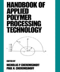 Cover of Handbook of Applied Polymer Processing Technology with diagram, edited by Nicholas P. Cheremisinoff, Paul N. Cheremisinoff.
