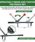 Chain Link Fence Stretcher Heavy Duty Ratcheting Wire Fence Tightener And Puller With Forged Steel Construction And Anti Rust Coating