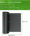 Heavy Duty 4ft By 300ft Weed Barrier Landscape Fabric Ground Cover 3.5oz Woven Polypropylene Geotextile Weed Blocker roll