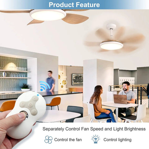 Universal Ceiling Fan Remote Control Kit Dimmable Replacement for Hunter Hampton Bay Harbor Breeze Shows Remote Controlling Fan