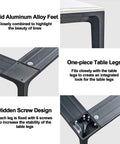 Hella Sturdy Heavy Duty Metal Desk Legs Leveling Up Your Space With Sleek Industrial Vibes Perfect For DIY Coffee Tables And Office Desks Today, showcasing solid aluminum alloy feet and hidden screw design.