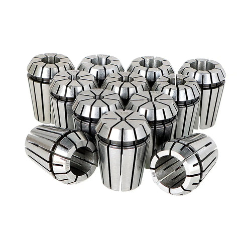 12 Piece ER25 Spring Collet Set For CNC Milling Lathe And Engraving Machines Pro Grade 1065 Steel Collets Display
