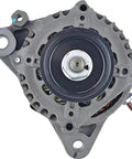 Front view of Remanufactured 12V 55 Amp Marine Alternator For Mercury Outboard 150 HP 2012 On With CW Rotation And Easy Mounts