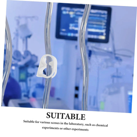 Five Piece Lab Flow Control Clamp Set For Regulator Hoses And Tubes Perfect For Precise Experiments And Home Brewing Flexible Tubing And User Friendly Design Easy To Use Durable Hose Clip Tool in laboratory setting.