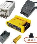 Ride On Toy Battery Adapter And DC Motor Speed Controller Kit For 24V Conversion With PWM Pedal Installation Accessories