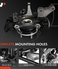 Beefy Two Pack Front Left And Right Steering Knuckle And Wheel Bearing Hub Assembly For Hyundai Santa Fe 2001 2002 2003 2004