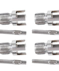 Essential 4 Piece Pipe Threading Tool Kit For G1/2 PVC Pipes showing internal and external thread cutters with shanks.