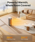 Fast Heating Indoor Space Heater With Remote Control 1500W PTC Ceramic Electric Heater in a modern living room