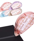 Double Sided Craft Tape Roller Kit 4 Pack 0.3 Inch x 26 Feet Clear Adhesive for Scrapbooking Journaling and School Projects