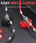 Beefy M10 3/8 Single Stud Terminal Block, Hassle Free Rock Solid Battery Power Distribution Bus Bar for neat wiring setup.