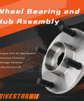 Wheel Hub Bearing Assembly For Ford Focus 2000 To 2011 Front Left Or Right With ABS 4 Lug Durable Protective Coating