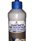 Flexible Concrete Hairline Crack Filler For Driveways, Patios And Sidewalks, DIY Easy To Apply, 8 Fl Oz Bottle, front label view.