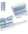 Heavy Duty Left Side Truck Cargo Box Panel Hinges Two Sets Slick Weld On Tailgate Replacement Swaps Easy No Sweat Install For Rugged Trailer Sideboard Fleets Built Tough close-up view of metal hinge parts