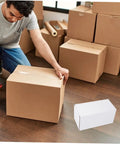 White Corrugated Small Mailer Boxes Pack 10 Lightweight Shipping Boxes For Packaging And Mailing Durable Cardboard Boxes
