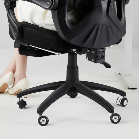 4 Pack Heavy Duty Office Chair Casters With Brake, Silent Dual Wheel Replacement Set For Gaming And Computer Seats, Roll Smooth Across Carpet Or Hardwood, Solid Addon For Your Rig