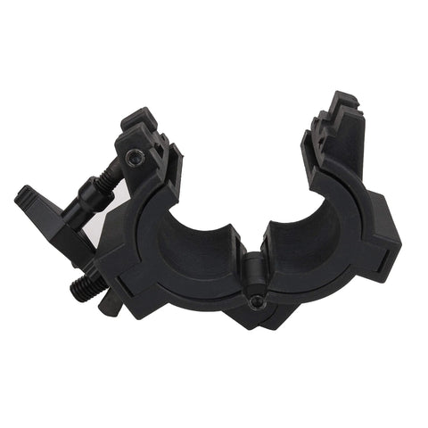 ADJ O-clamp, 1.5-inch plastic wrap-around mounting clamp, black