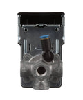 Front view of Air Compressor Pressure Switch Replacement 145 To 175 PSI 4 Port One Quarter Inch NPT with metal finish.