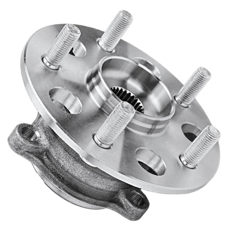 Rear Wheel Bearing Hub Assembly For Toyota Camry AWD 2020-2024, Corolla Cross AWD 2022-2025, RAV4 AWD 2019-2023, Lexus ES250 2021-2023, Plug-N-Play Wheel Bearing Replacement Kit With ABS Included close-up view