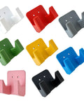 Colorful Dual Hammer Holder Wall Mount Set for Garage and Workshop, Heavy Duty Storage Rack With Two Screw Hole Brackets