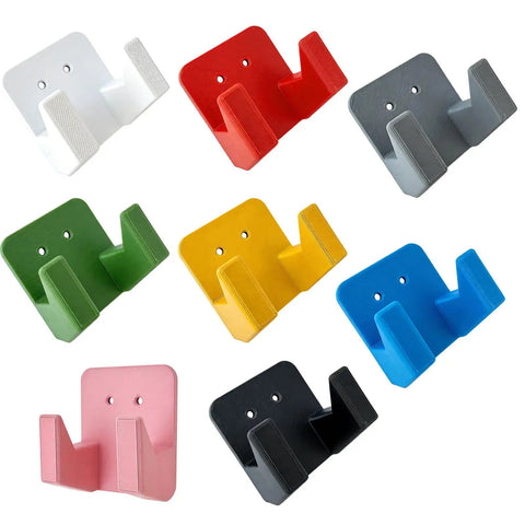 Colorful Dual Hammer Holder Wall Mount Set for Garage and Workshop, Heavy Duty Storage Rack With Two Screw Hole Brackets